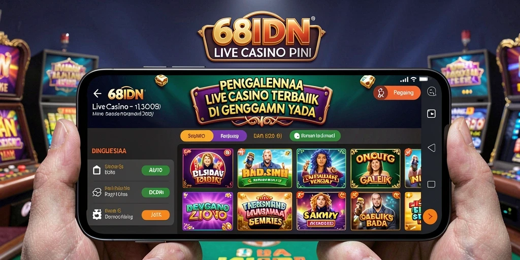 Tampilan gameplay Live Casino yang mengasyikkan dengan dealer profesional.