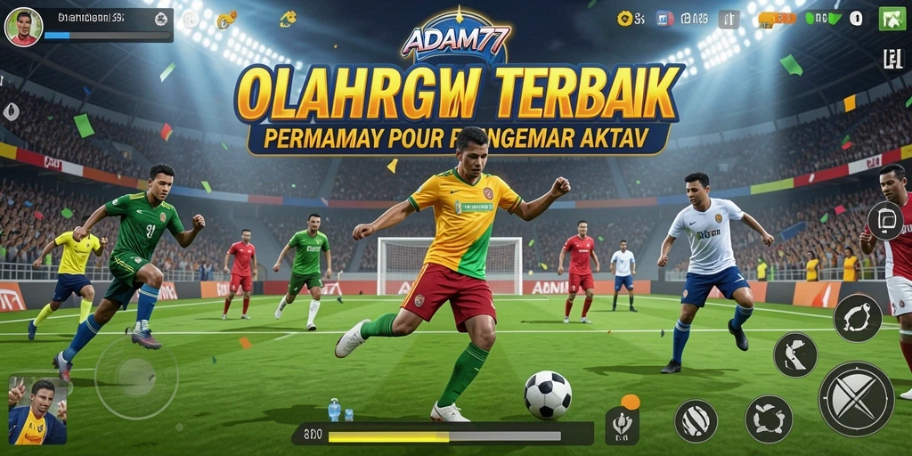 Tampilan menakjubkan dari gameplay olahraga di ADAM77.