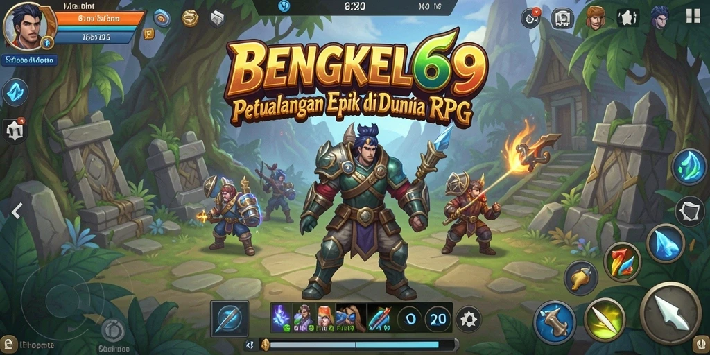 Tampilan gameplay BENGKEL69 yang epik dan mendebarkan.