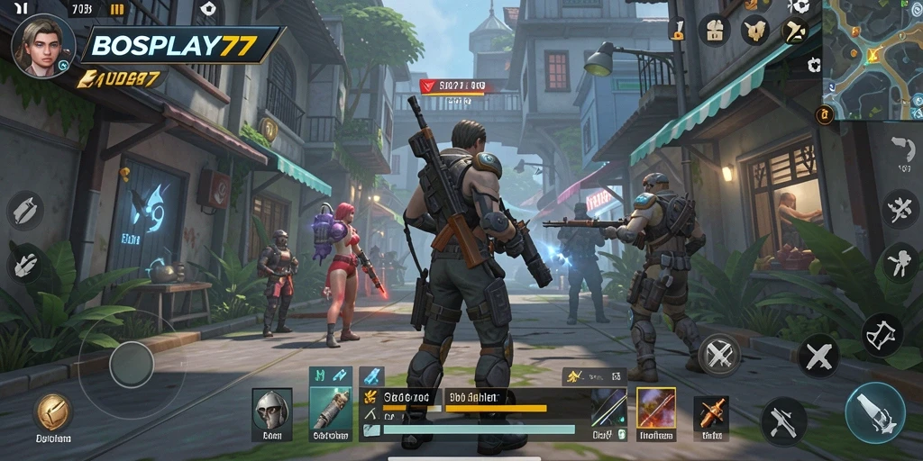 Screenshot utama BOSPLAY77 menampilkan antarmuka pengguna yang bersih dan fungsional.
