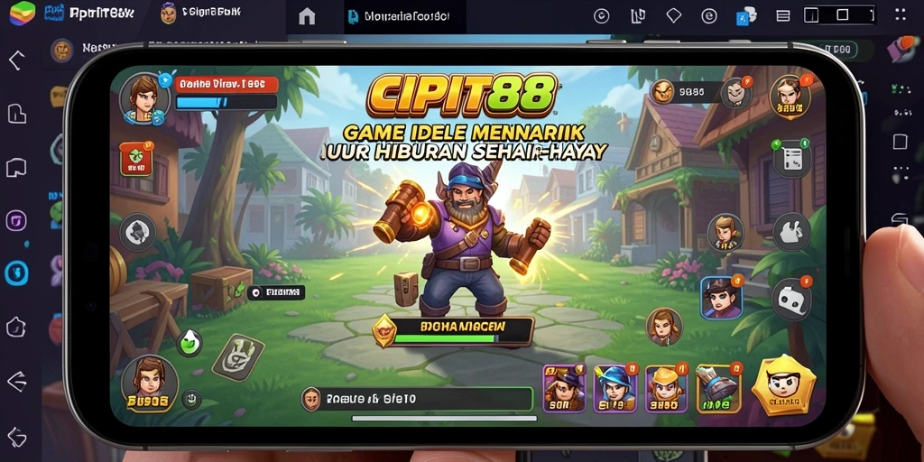 Tampilan gameplay Idle yang menarik dan interaktif di CIPIT88.