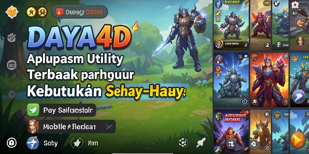 Tampilan antarmuka pengguna <strong>DAYA4D</strong> yang intuitif dan menyenangkan.
