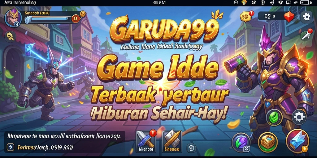 Screenshot gameplay GARUDA999 menampilkan karakter dalam aksi Idle yang menarik.