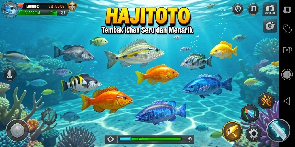 Tangkapan ikan yang menegangkan dalam HAJITOTO.