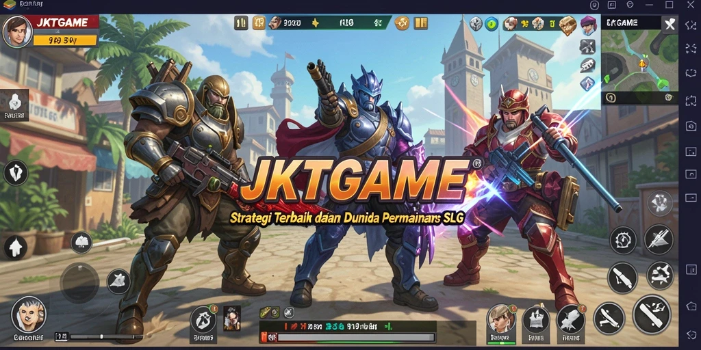 Tampilan menarik dari JKTGAME dengan gameplay SLG yang seru.