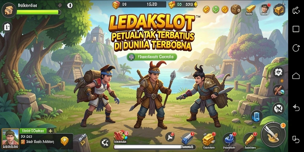 Tampilan gameplay Open World yang epik dan interaktif.