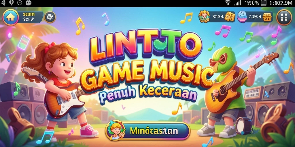 Tampilan gameplay LINITOTO yang menampilkan aksi menarik saat bermain musik.