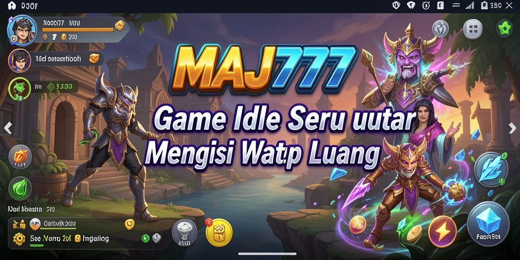 Gambar tampilan gameplay MAJ777 yang menarik dan santai.