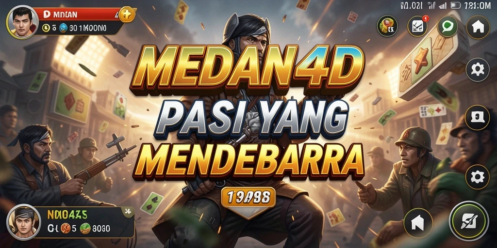 Tampilan gameplay penuh aksi di MEDAN4D yang menegangkan.