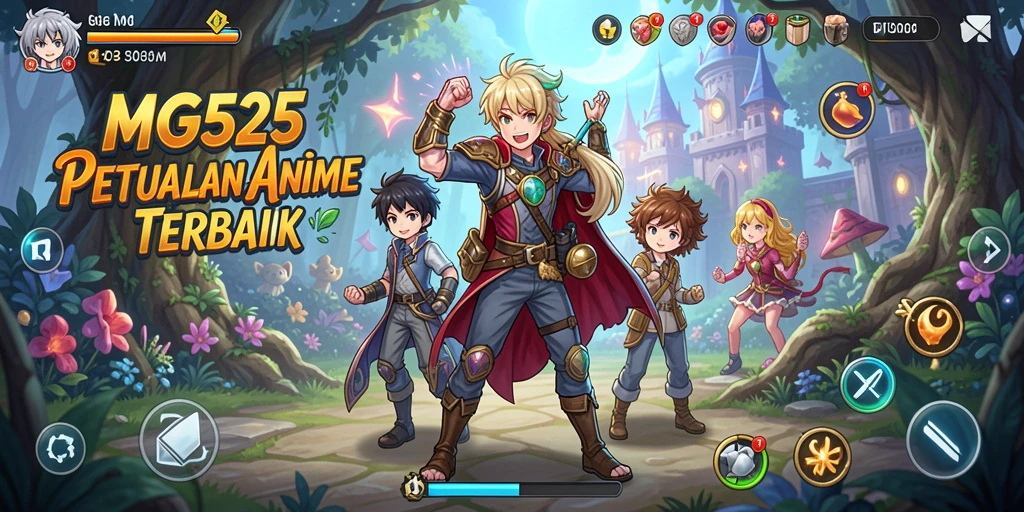 Menampilkan karakter Anime dalam aksi seru di MG525.