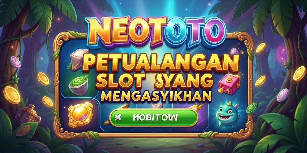 Screenshot gameplay NEOTOTO menampilkan mesin slot yang menarik dan animasi lucu.