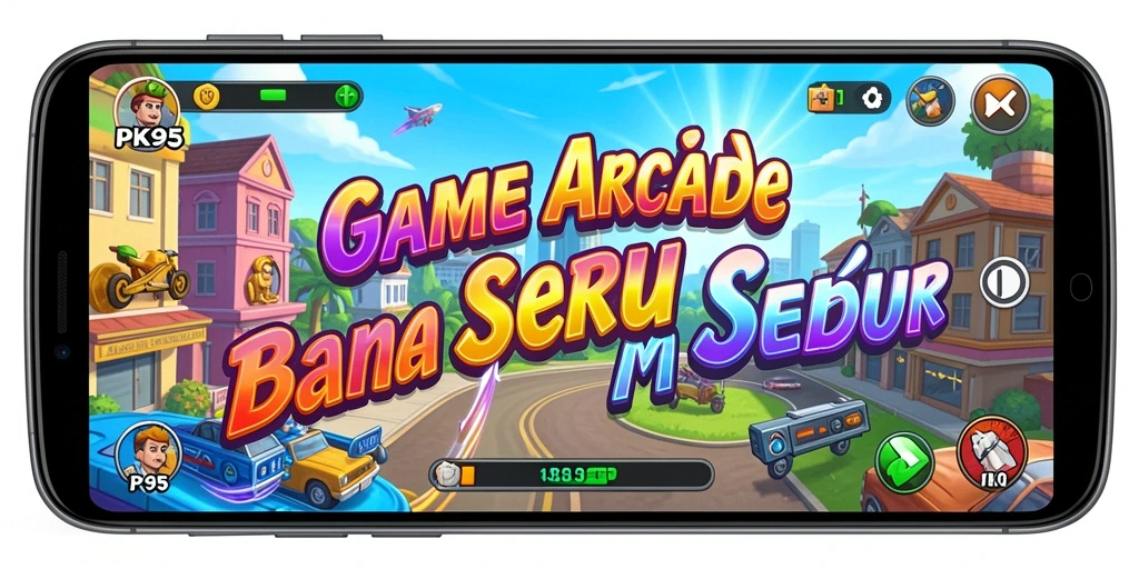 Gameplay seru PK95 dengan tantangan arcade yang mengasyikkan.